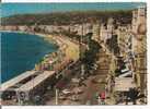 06..NICE..LA PROMENADE DES ANGLAIS..VOITURES D EPOQUE..1958..PHOTO VERITABLE - Cafés, Hoteles, Restaurantes