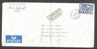 Greece Par Avion Cancel Hotel SPAP Olympie Olympia Astir Beach Bungalows Glyfada Athens 1961 Cover & Original Letter - Covers & Documents