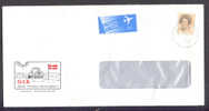 Netherlands Luchtpost Par Avion Label D.F.B. Dansk Feriehus Bookingburo Cachet Deluxe MIDWOLDA 1987 Cover - Covers & Documents