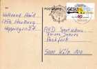 2662. Tarjeta . Postkarte NORDLINGEN 1985 (Alemania). Fechador Especial - Lettres & Documents