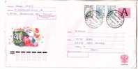 GOOD RUSSIA Postal Cover To ESTONIA 2001 - Santa Claus - Good Stamped - Covers & Documents