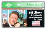 UK - Great Britain - BT - Bill Clinton - 5 Units - Mint - Limited Edition - BT Edición Extranjera