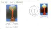 FDC 483  NOUVELLE CALEDONIE  N° 591  JADE Et NACRE - FDC