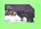 POLAND - Urmet Phonecard/European Bison - Pologne