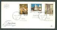 1975 ISRAEL PAINTINGS MICHEL: 642-644 FDC - FDC