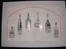 DEPLIANT LIQUEURS A.GUILLOT ANNEE 1950 Cognac Alcools Cacao Couvent Triple Sec Papier Glacé - Autres & Non Classés