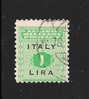 OCCUPAZIONI STRANIERE - Sicilia 1943 - Emissione Del Governo Alleato - Valore Usato Da Lire 1 - In Ottime Condizioni. - Anglo-american Occ.: Sicily