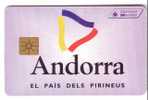 ANDORRA - El Pais Dels Pirineus  ( Andorra - Rare Card , Only 10.000 Ex. ) - See Scan For Condition - Andorra