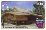 SIGANA VILLAGE , Isabel Province  ( Solomon Islands - Code 04SIC ) * Traditional Architecture - Salomon