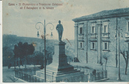 C67-Enna-Sicilia-Monumento A Napoleone Colaianni.v.1931 X Regalbuto-Enna-.Piccoclo Formato. - Enna