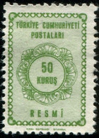 Pays : 489,1 (Turquie : République)  Yvert Et Tellier N° : S   91 (o/*) - Dienstmarken