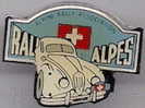 Rallye Des Alpes Suisses - Matif Voiture Et Drapeau Suisse - Rallye