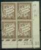 France Bloc De 4 - Coin Daté 1938 - Yvert Taxe N° 29 X - Cote 5 Euros - Prix De Départ 1,5 Euro - Impuestos