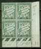 France Bloc De 4 - Coin Daté 1938 - Yvert Taxe N° 38 X - Cote 9 Euros - Prix De Départ 3 Euros - Postage Due