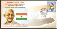 India 2009 Mahatma Gandhi & International Non-Violence Day Flag Mother Teresa King Lincoln Noble Prize Famous People - Mahatma Gandhi