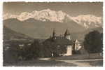 Sallanches (74) : Vue Sur Le Bourg, Chemin Menant à L'église Environ 1950  PHOTO RARE. - Sallanches