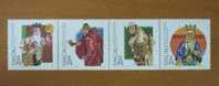 1987 MACAO/MACAU S20 SHI WAN CERAMIC STAMP STRIP OF 4V - Other & Unclassified