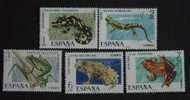 Spanje Espagne Espana 1975 Salamandre Triton Rainette Crapaud Grenouille Yv 1916-1920 MNH ** - Non Classés
