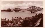 Scotland Écosse Edinburgh - Années 20s - Forth Bridge Pont - Vraie Photo - Animée - Impeccable - Angus