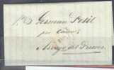 ESCAP-L3404DM.Carta De BARCARROTA(Badajoz) (2N)) A  ARROYO DEL PUERCO(Caceres) .1849..MUY BONITA - ...-1850 Prefilatelia