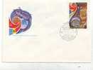 M410b FDC RUSSIE URSS Espace Rocket Cosmos 1981 RARE Postmark Cancel!! - Russie & URSS