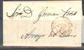 ESCAP-3407DM-JC91.Carta De LOBON (Badajoz) A  ARROYO DEL PUERCO (Caceres).(3R)1850..MUY BONITA Y ESCASA - ...-1850 Prefilatelia