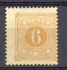 Sweden 1877/91 Mi. 4 B  6 Ö Lösen Porto Postage Due Perf. 13 MNG - Taxe