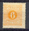 Sweden 1877/91 Mi. 4 B  6 Ö Lösen Porto Postage Due Perf. 13 MH - Taxe