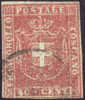 Tuscany #21 Used 40c Coat Of Arms From 1860 - Toscana