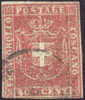 Tuscany #21 Used 40c Coat Of Arms From 1860 - Toscane