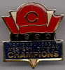 BASEBALL - Très Beau Pin´s MLB Major League Baseball 1990 - National League Western Division CHAMPIONS - Béisbol