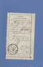 DECLARATION DE VERSEMENT Met Dubbelringstempel CHIMAY - Post Office Leaflets