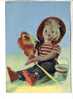 GOOD RUSSIA POSTCARD 1968 - Fisherman - Vissen & Schaaldieren