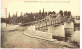 Pont Sur Le Bras Gauche De La Vienne Carte Cepia Etat Neuf - L'Île-Bouchard