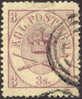 Denmark #12 XF Used 3s Red Violet From 1865 - Oblitérés