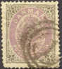 Denmark #17 XF Used 3s Gray & Bright Lilac From 1871 - Gebraucht