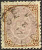 Denmark #24 Used 48s Brown & Lilac From 1870, Expertized - Gebruikt