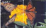 4 Telecartes En Puzzle PAPILLON Butterfly SCHMETTERLING Vlinder (1) - Butterflies