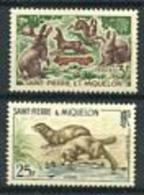 ST PIERRE & MIQUELON - N° 361 & 372 - * - FRAIS - TB - Unused Stamps