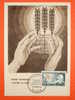 CARTE MAXIMA 1963. N°1379 Sur Carte FDC.  Superbe - ACF - Aktion Gegen Den Hunger