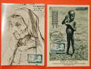 CARTE MAXIMA 1963-N°1379 Sur 2 Cartes Maxima.  Superbe - Against Starve