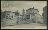 07 SAINT MARTIN DE VALAMAS /  L'église Et La Fontaine Sur La Place De St Martin  / - Saint Martin De Valamas