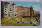 Vintage Postcard From 1950's-1960s Chateau Lake Louise With Swimming Pool Banff Canada, Canadian Rockies - Banff