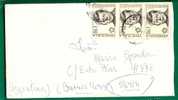 JOHN F. KENNEDY - VF VENEZUELA COVER - Yvert # 996 (x3) From VALENCIA To BUENOS AIRES - Kennedy (John F.)