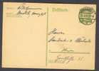 Germany Postal Stationery Ganzsache Entier Postkarte Deluxe Cancel OSNABRÜCK 1931 To Kiel Hindenburg - Briefkaarten