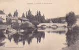 LOIRE.CHARLIEU.LE SORNIN AU PONT DE PIERRE Cp Léger Plie Bord Haut Gauche état - Charlieu