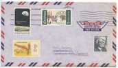 USA Air Mail Cover Sent To Denmark 1969 - Lettres & Documents