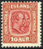 Iceland #76 Mint Hinged 10a Christian IX & Frederik VIII From 1907 - Nuevos