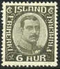 Iceland #113 Mint Hinged 6a Christian X From 1920 - Unused Stamps