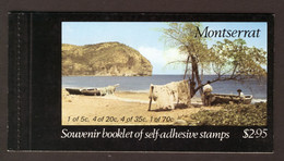 MONTSERRAT - 1975 CARIB ARTEFACTS BOOKLET SG SB1 FINE MNH ** - Montserrat